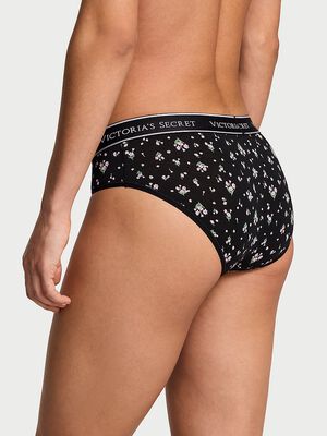 Logo Cotton Hiphugger Panty