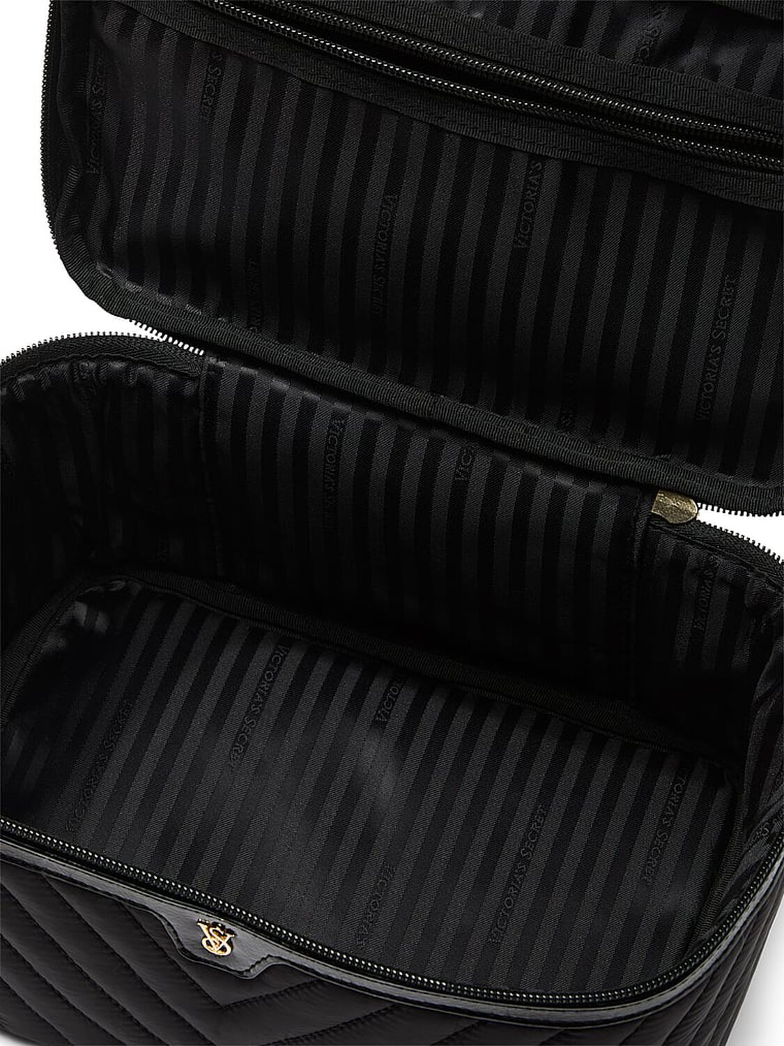 vs Victoria's Secret Express Train Case Black Vquilt 3 of 3 