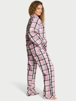 Flannel Long Pajama Set