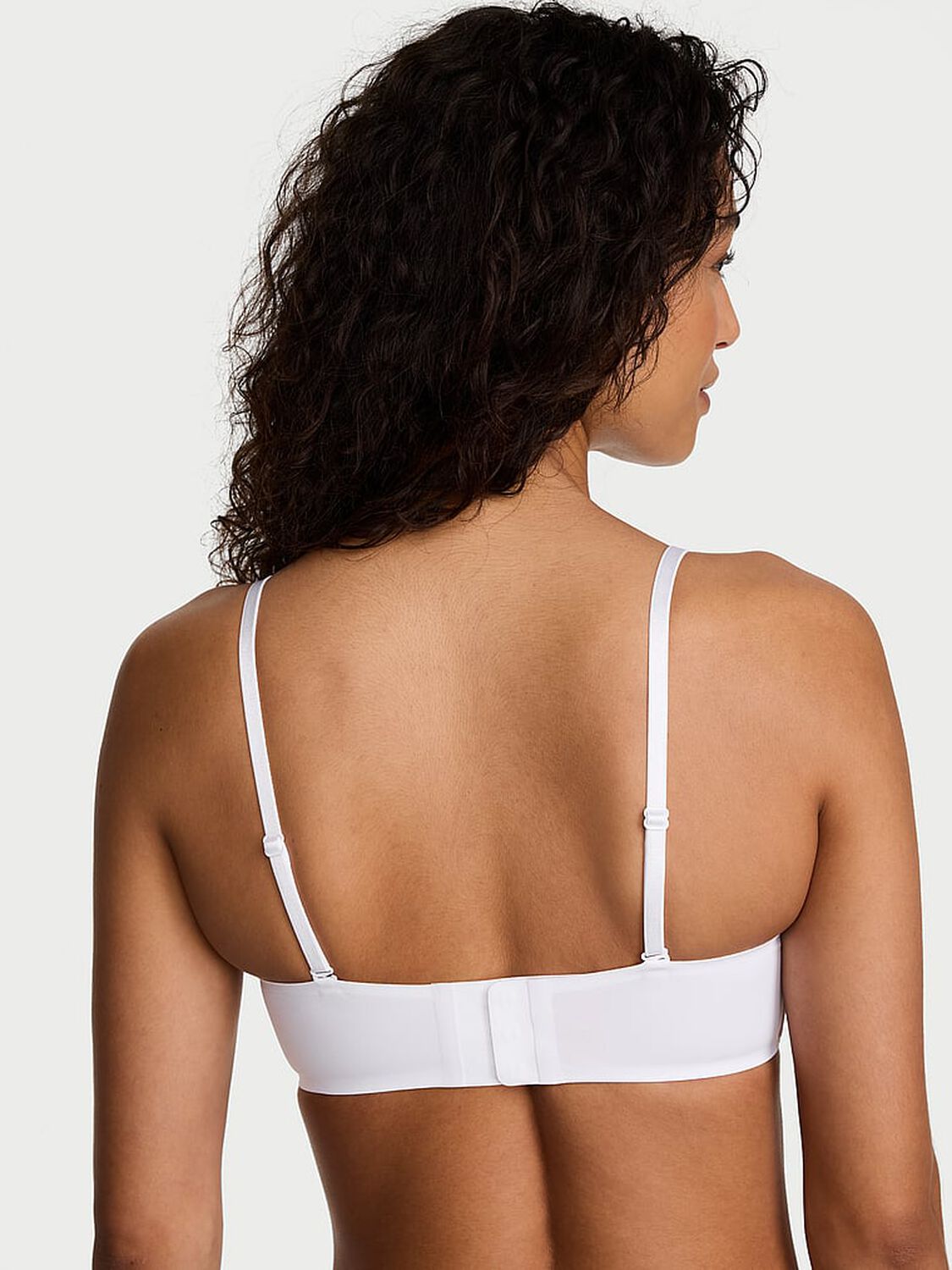 vs Victoria's Secret Bare Lightly Lined Sweetheart Strapless Bra Vs White 3 of 3 