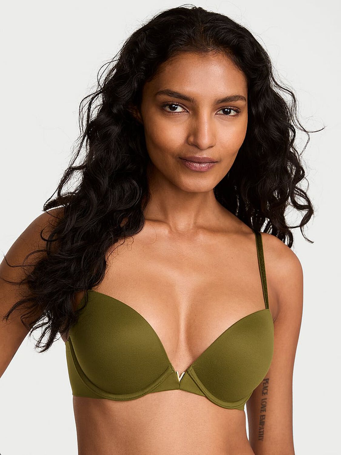 vs Dream Angels Smooth Push-Up Bra Green Chameleon 2 of 2 