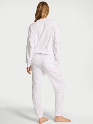 100% Cotton Shine Long Pajama Set