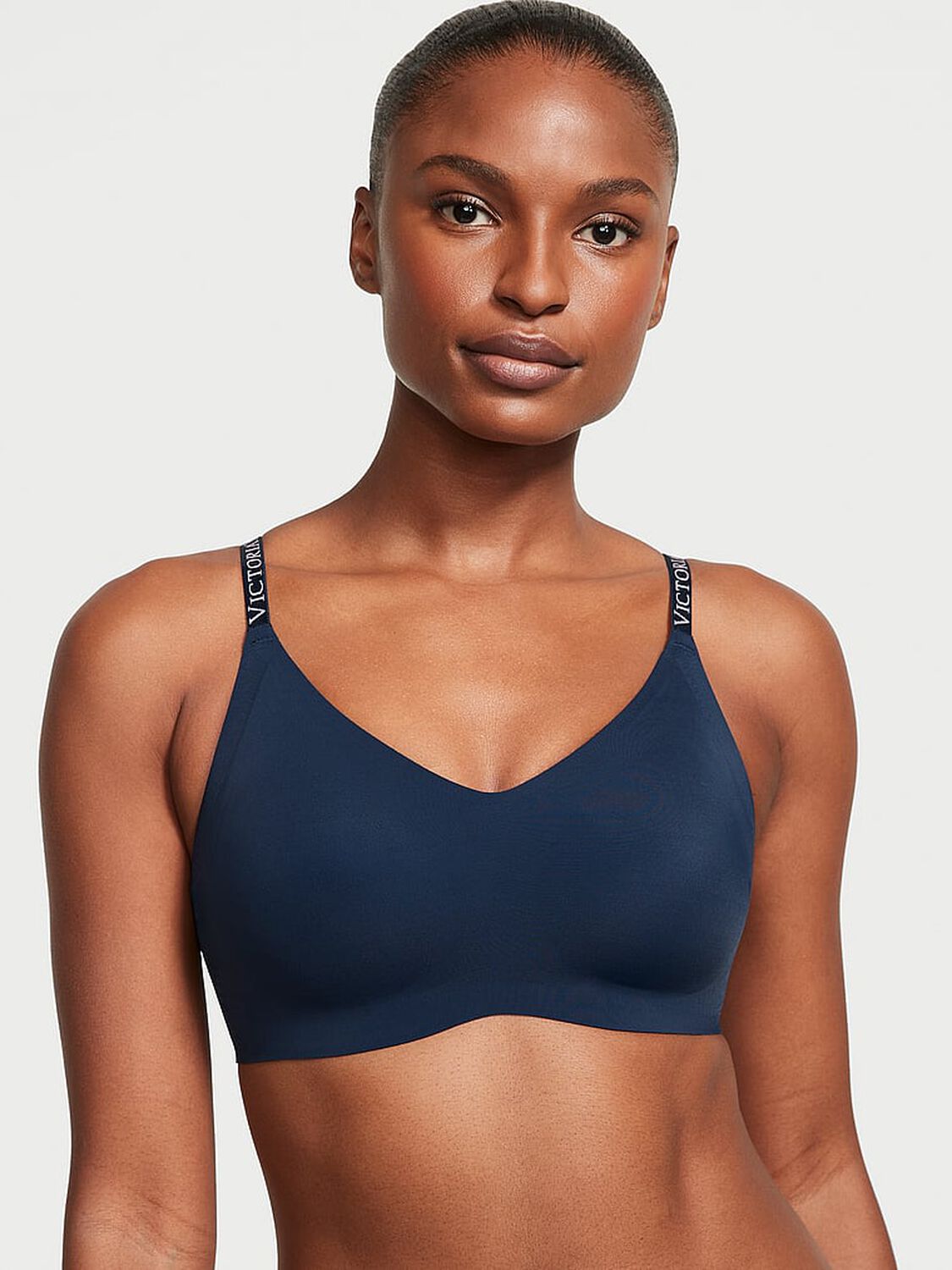 vs The T-Shirt T-Shirt Lightly Lined Comfort Bra Noir Navy 1 of 3 