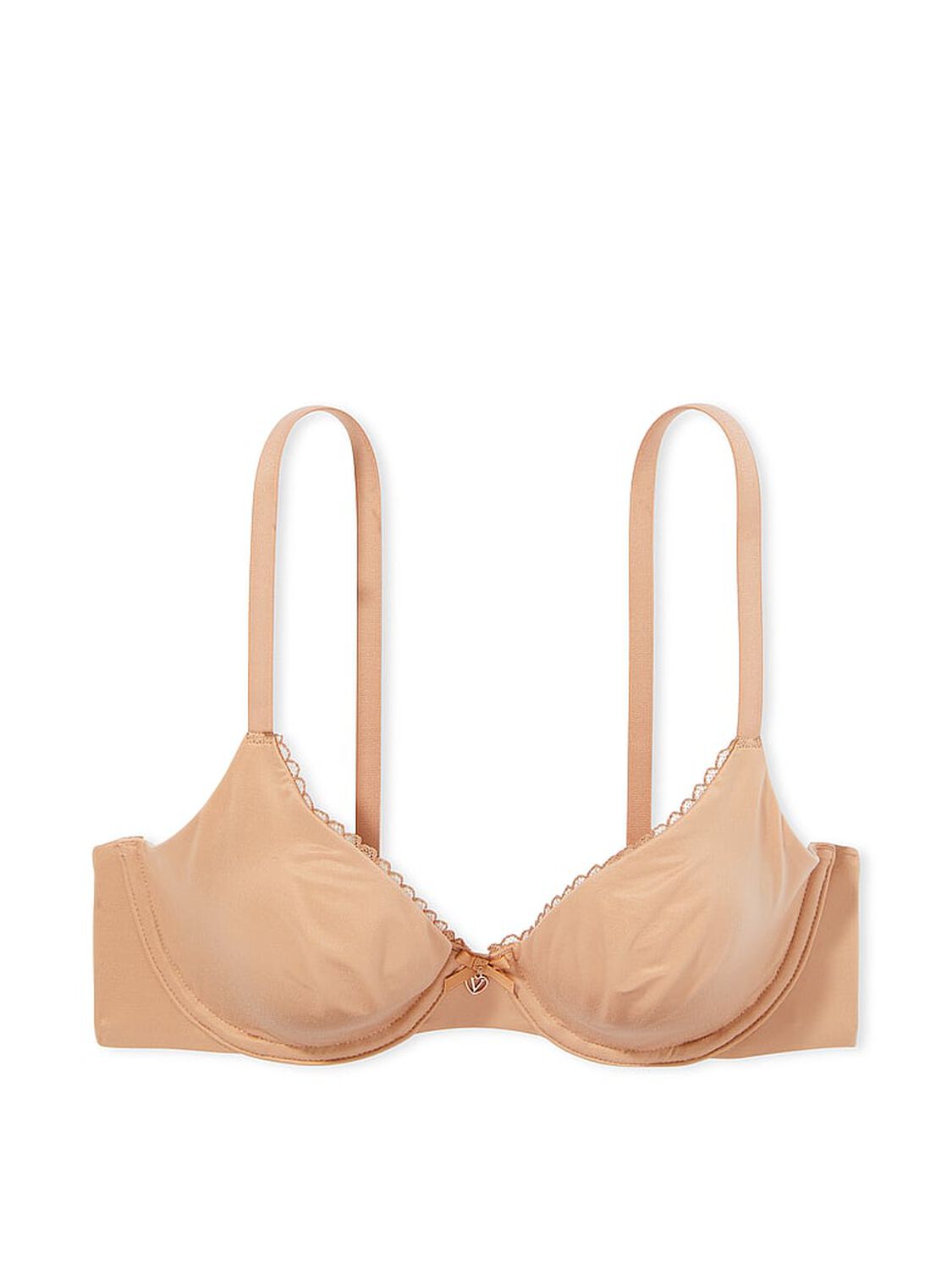 vs Body By Victoria Invisible Lift Unlined Smooth Demi Bra Praline 3 of 5 