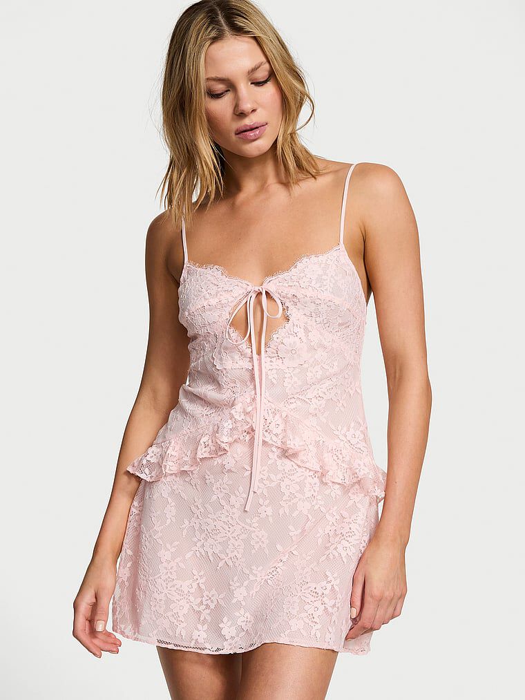 Glazed Satin Dew Drop Long Pajama Set | Victoria's Secret