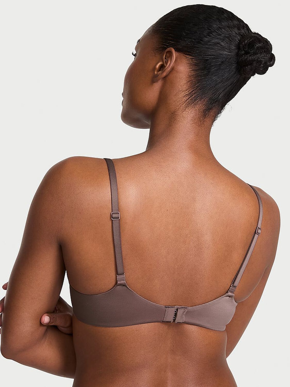 vs Body By Victoria Lightly Lined Smooth Demi Bra Cloudy Grey 1 of 3 