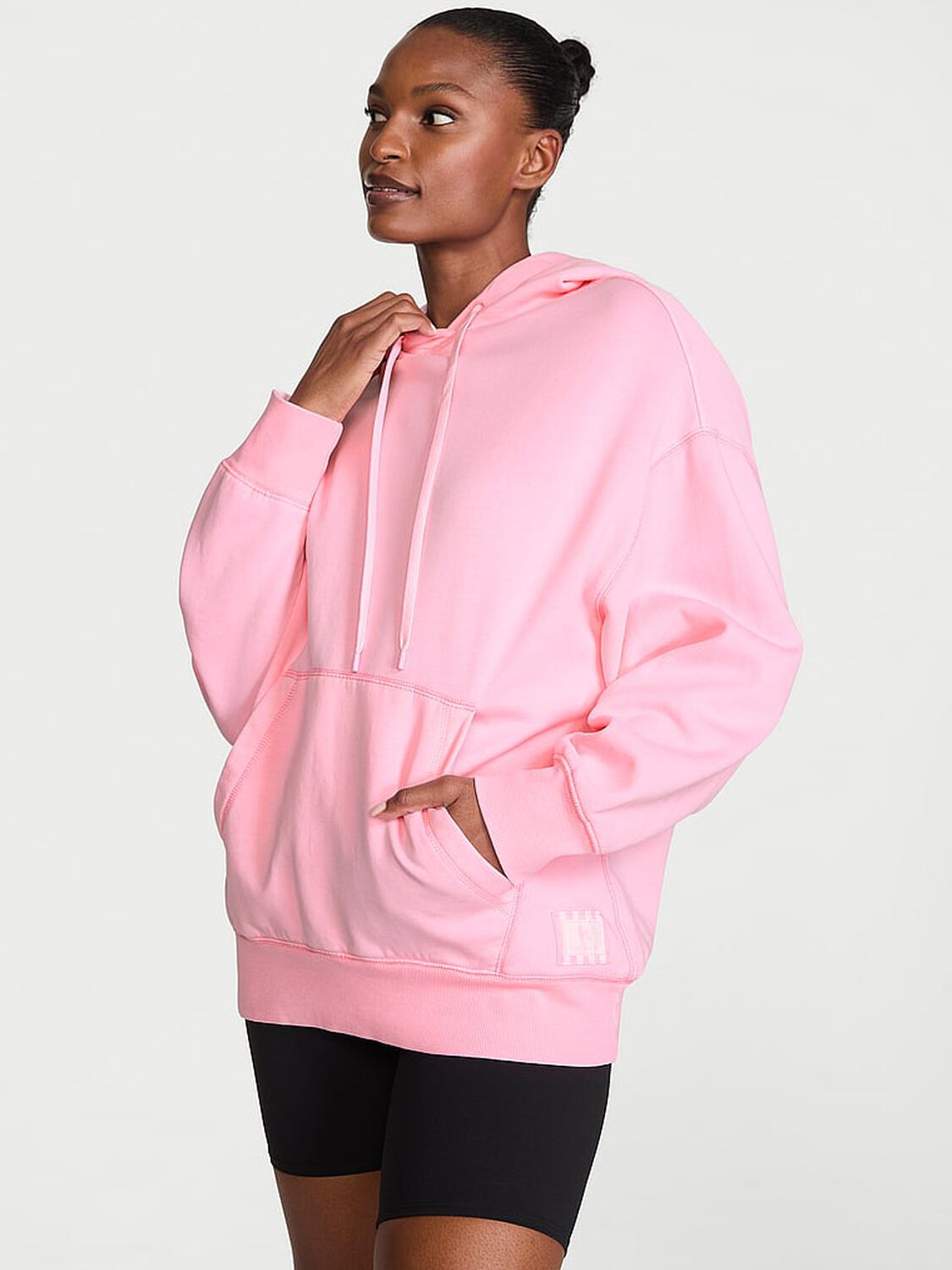 vs Angel Essentials Iconic Fleece Relaxed Hoodie 1 of 2 