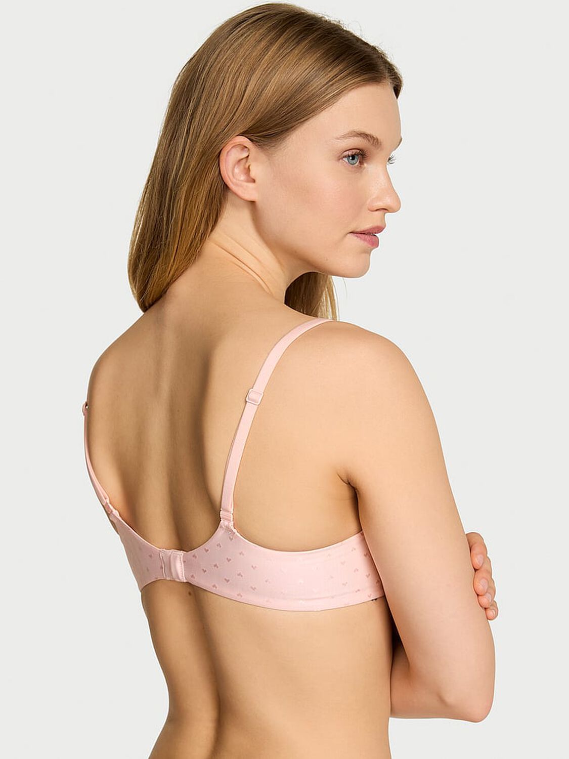 vs Body By Victoria Lightly Lined Full-Coverage Bra Angel Pink 2 of 3 