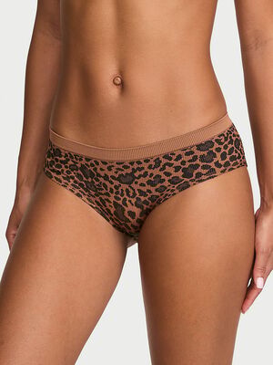 Seamless Leopard Rib Hiphugger Panty