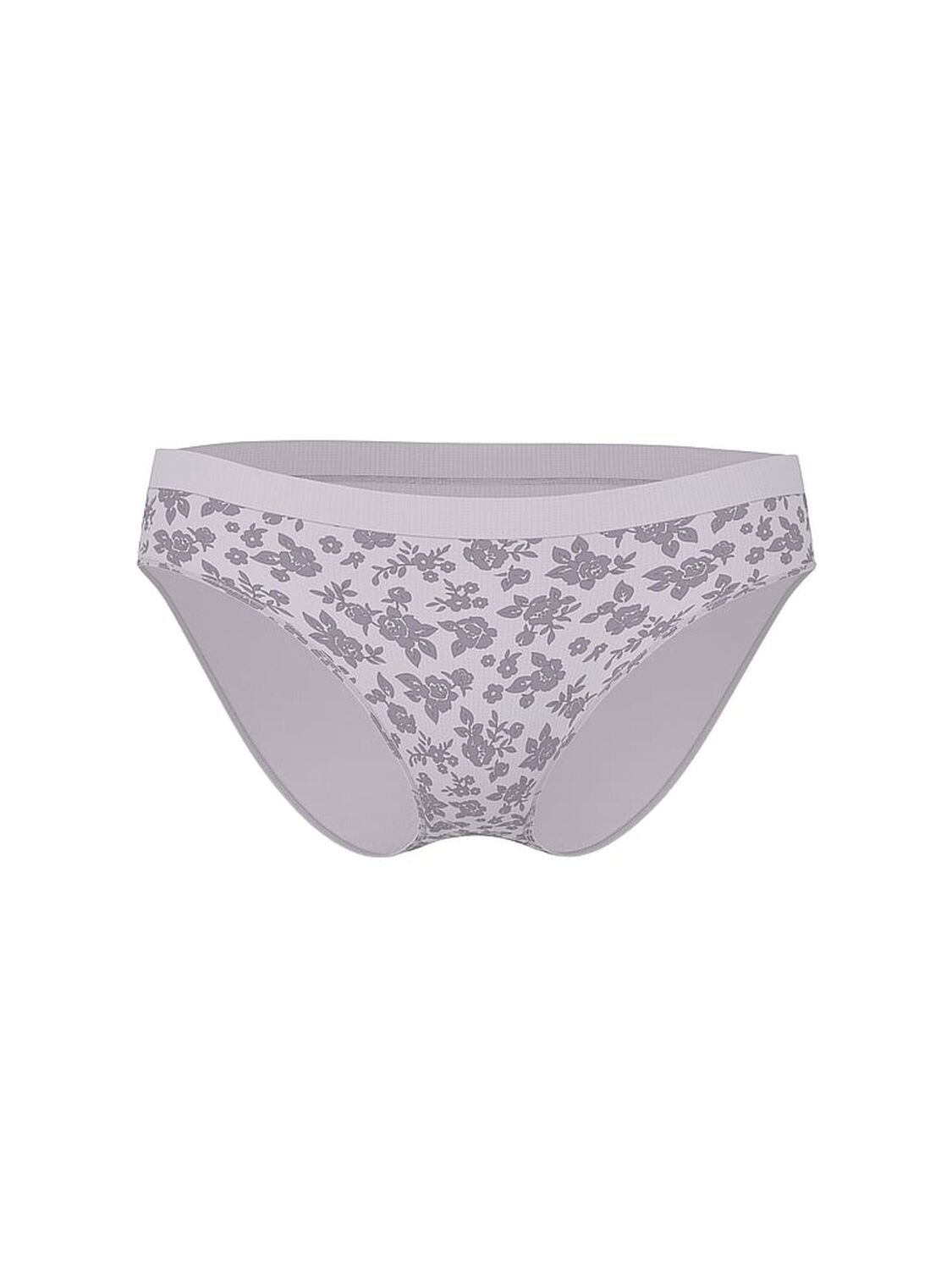vs Seamless Seamless Floral Bikini Panty Crystal Lilac Floral 3 of 3 