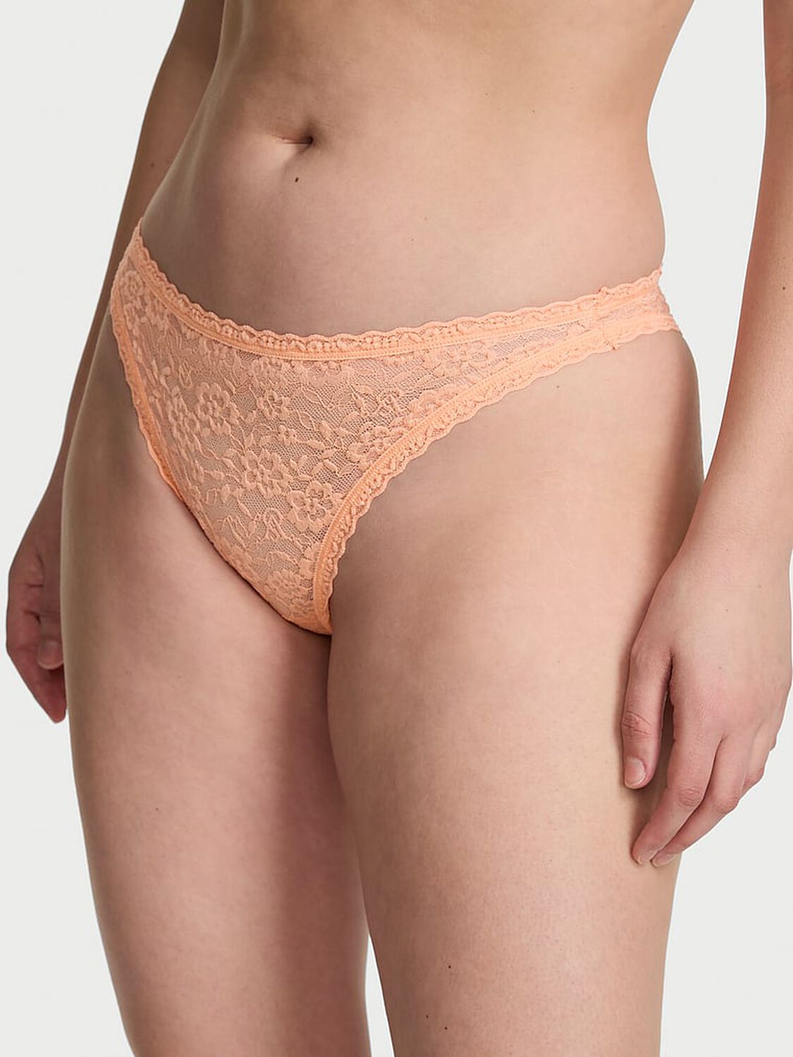 vs The Lacie Lace 90s Brief Panty Sunlit Apricot 1 of 3 