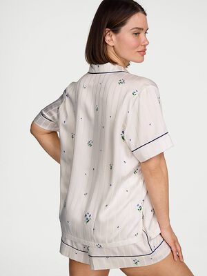 Signature Satin Short Pajama Set