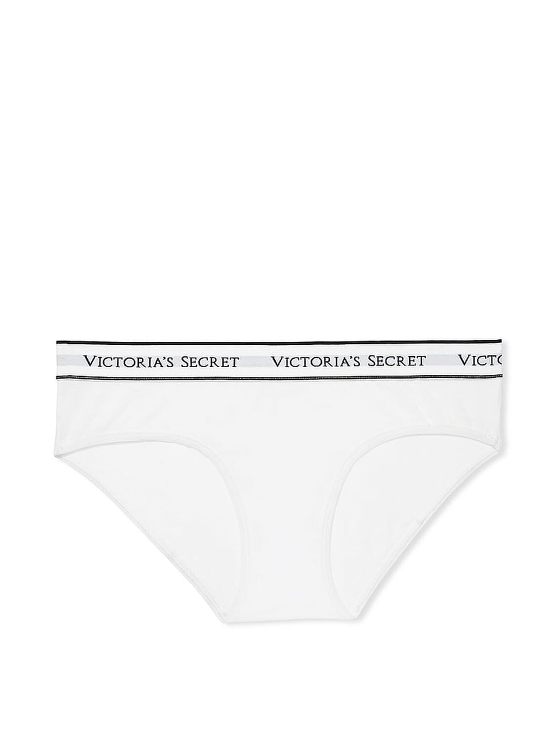 vs Cotton Logo Cotton Hiphugger Panty White 3 of 4 