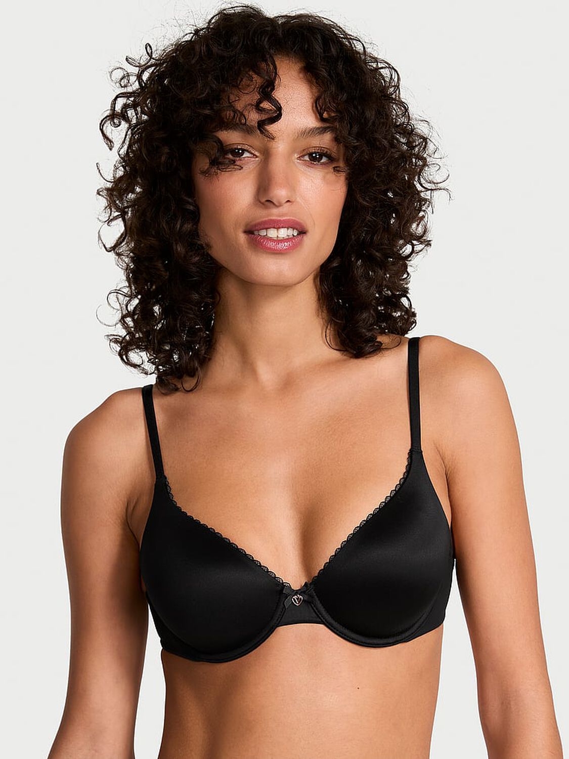 vs Body By Victoria Lightly Lined Full-Coverage Smooth Bra Black 1 of 5 