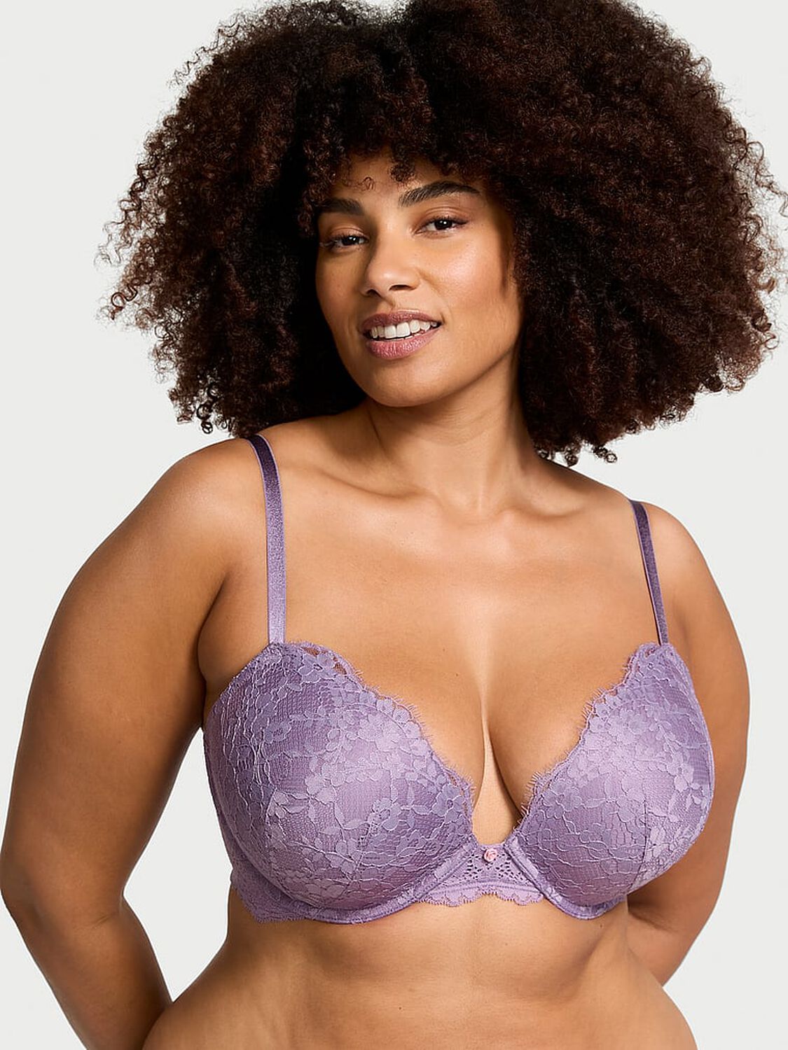 vs Dream Angels Lace Push-Up Bra 1 of 4 