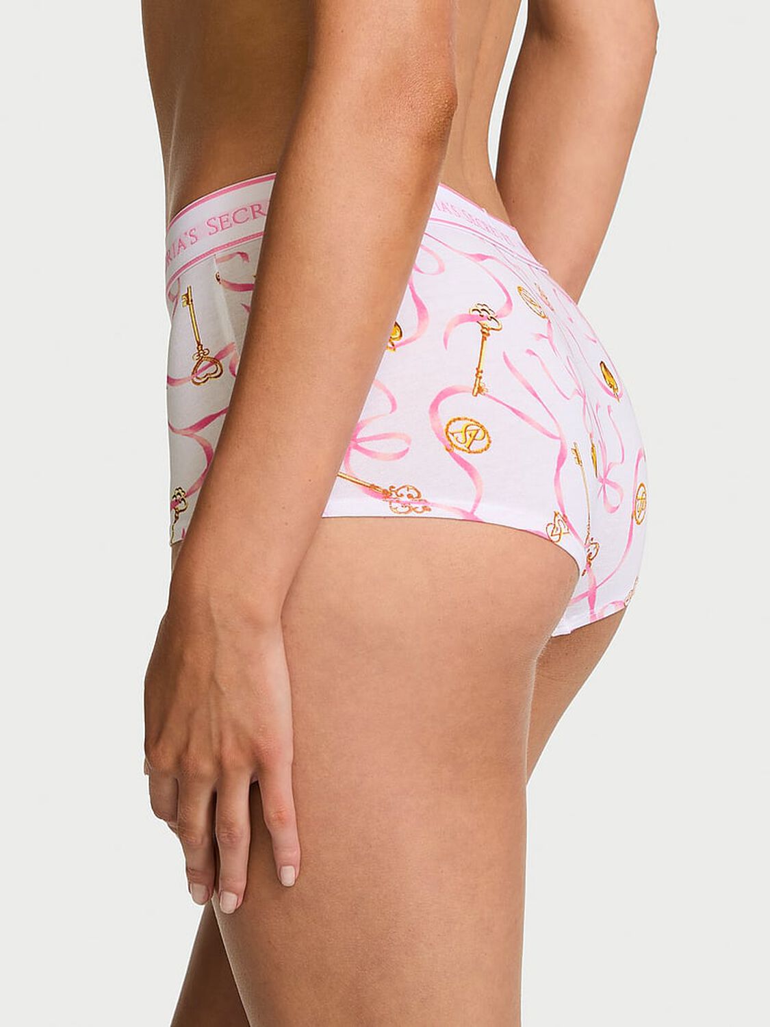 vs Cotton Logo Cotton Boyshort Panty 2 of 2 