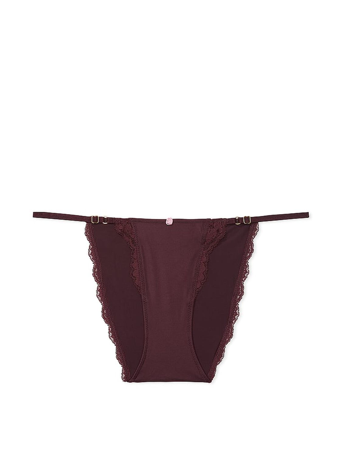 vs Dream Angels Lace-Trim Adjustable String Bikini Panty 3 of 4 