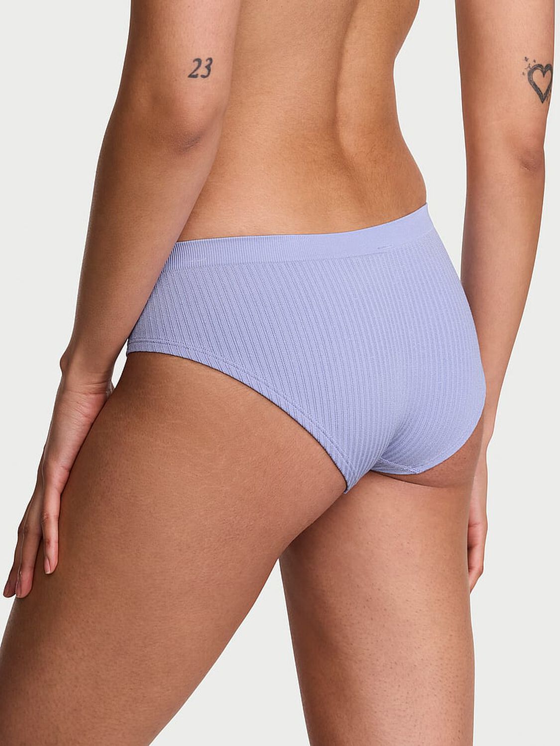 vs Seamless Seamless Sheer Rib Hiphugger Panty Light Lavendar 2 of 4 