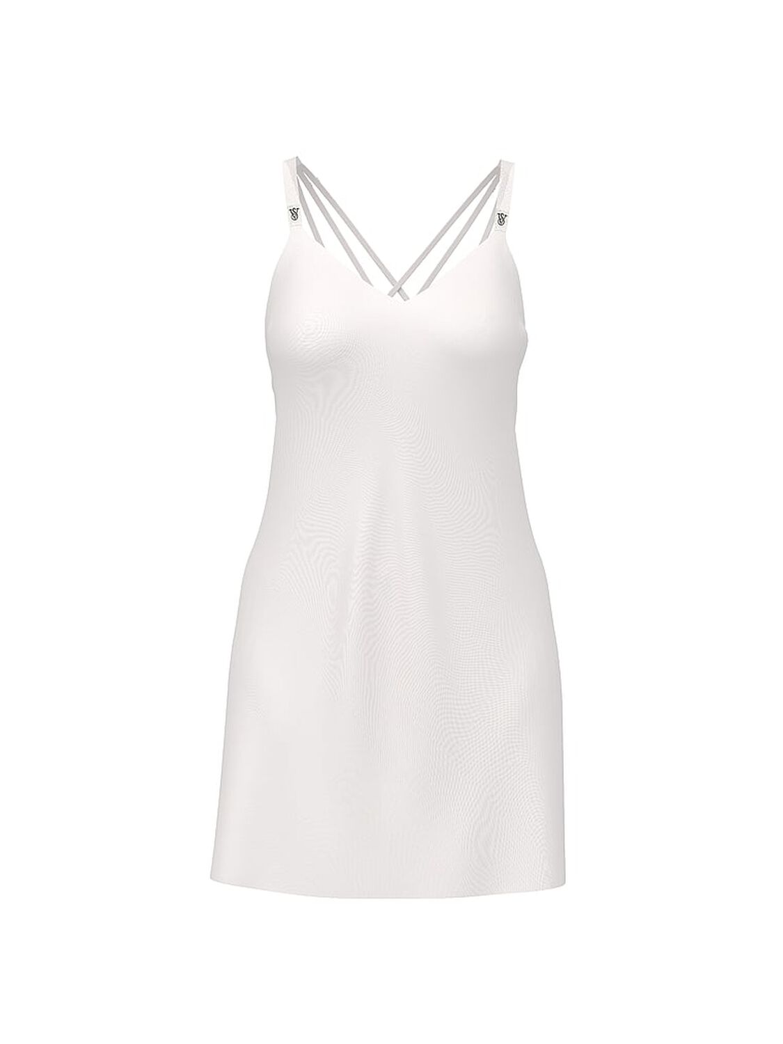 vs Very Sexy Shine Strap Satin Slip Coconut White 1 of 1 