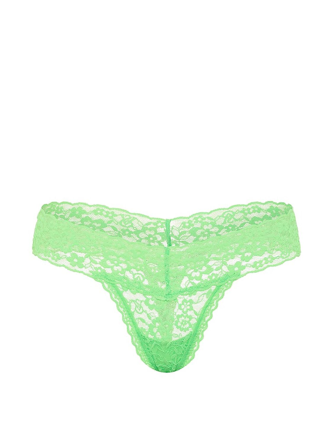 vs The Lacie Lace Thong Panty Green Pistachio 3 of 3 