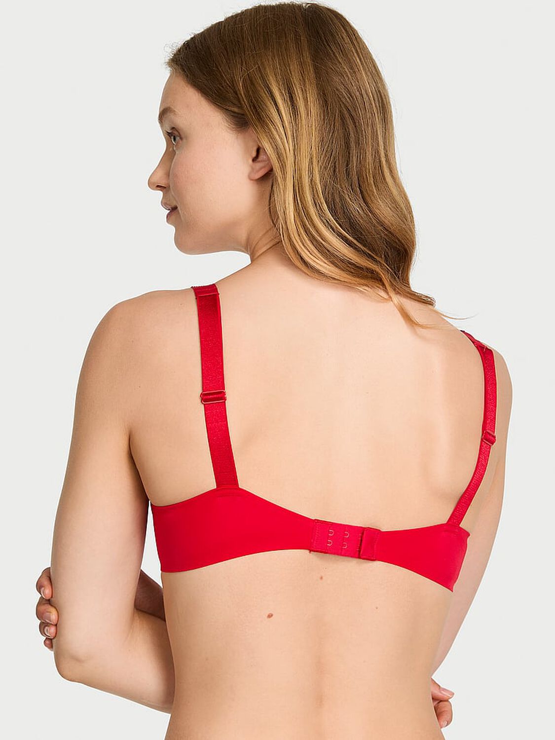 vs Very Sexy Sunset Ombr&eacute; Shine Strap Lightly Lined Low-Cut Demi Bra Lipstick 2 of 4 