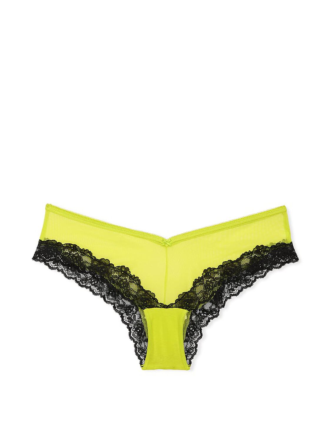 vs Very Sexy Mesh Lace-Trim High-Leg Cheeky Panty 3 of 3 