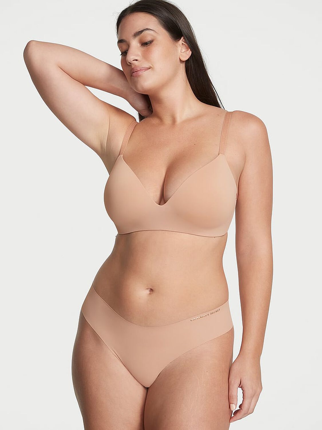 vs No-Show No-Show Thong Panty Praline 1 of 4 