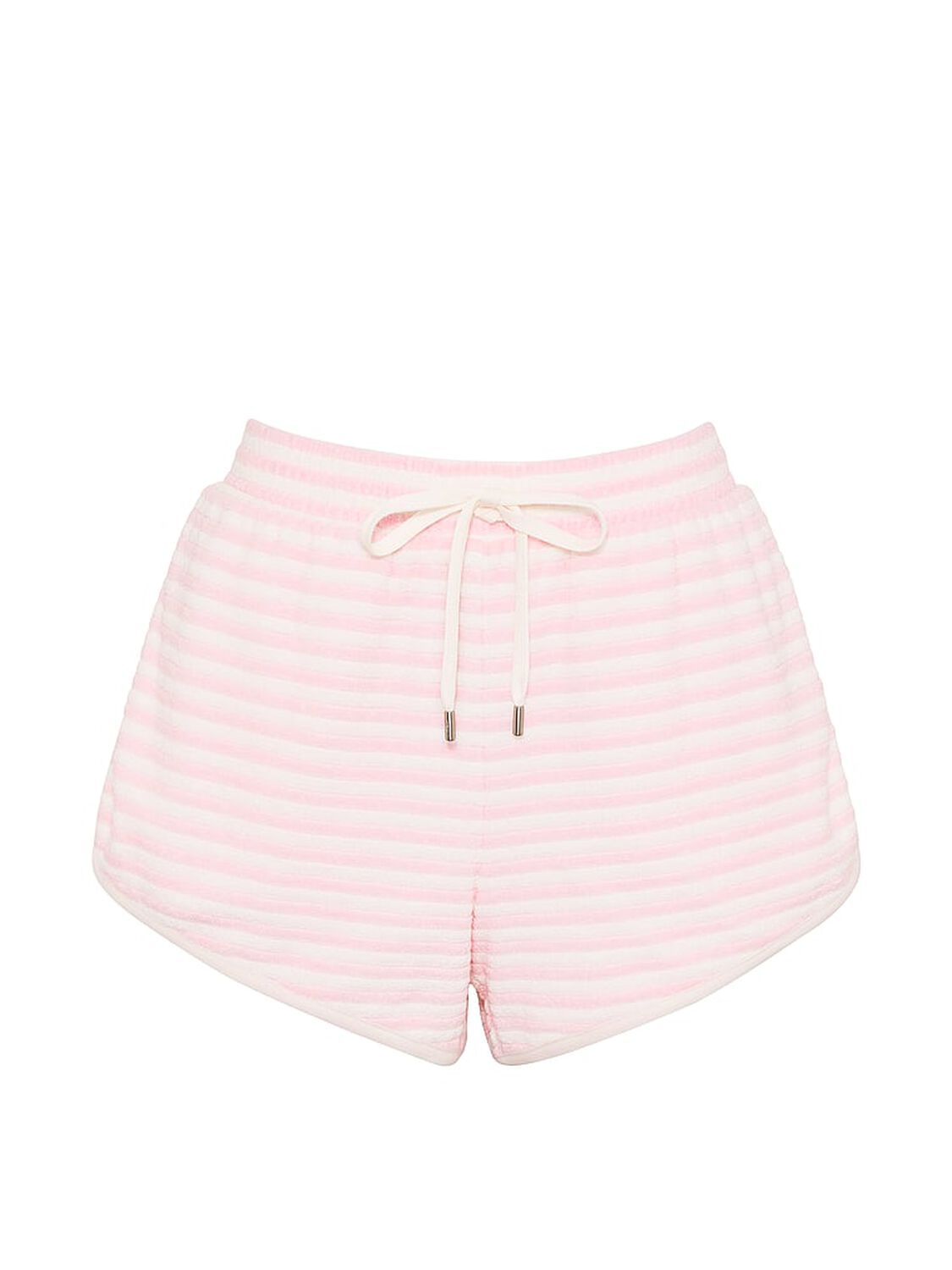 vs Angel Essentials Micro Terry Curved Hem Short Pretty Blossom Stripes 3 of 3 