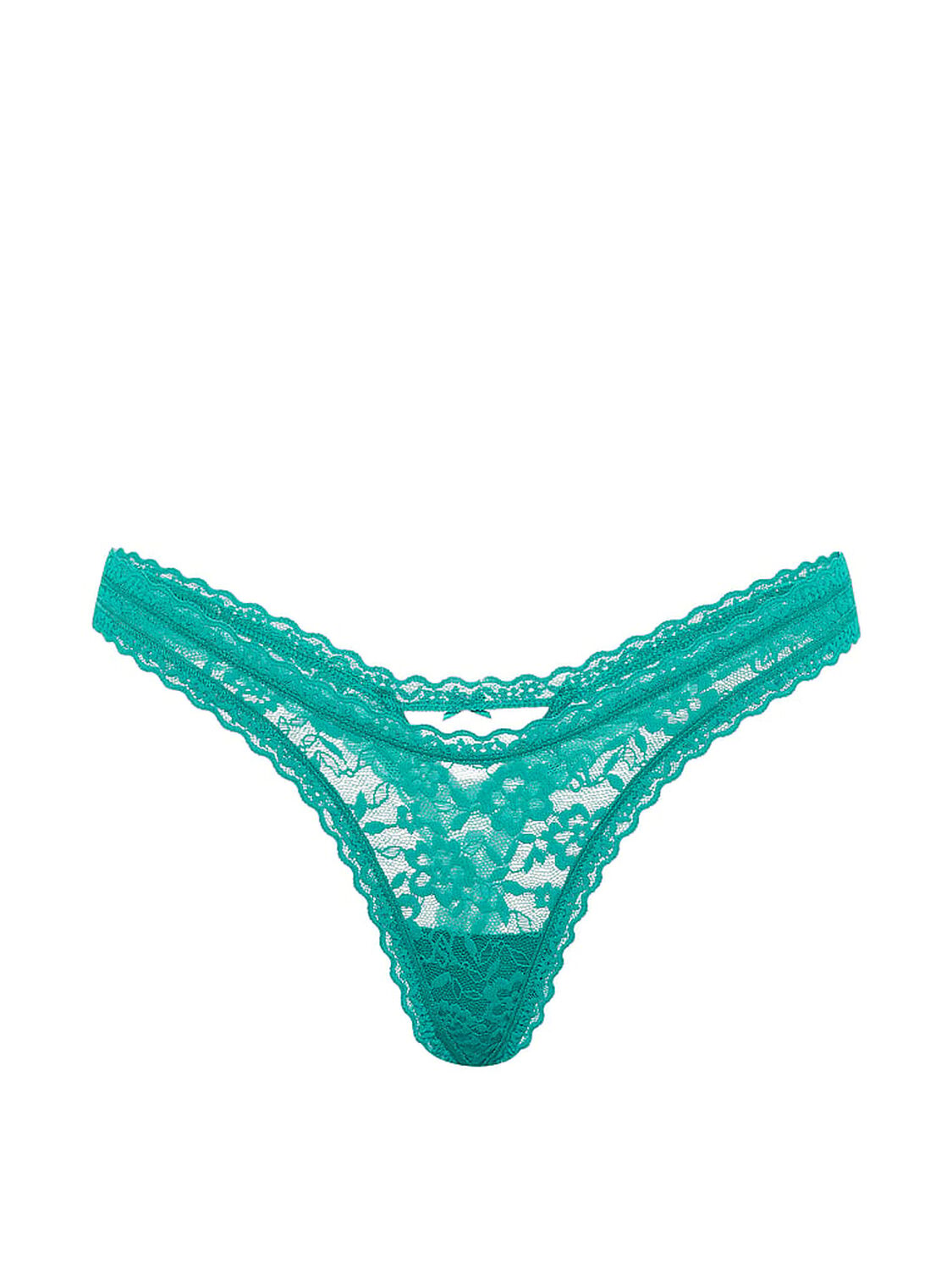 vs The Lacie Lace Keyhole Ultra-Mini Scoop Thong Panty Parrot Blue 3 of 3 