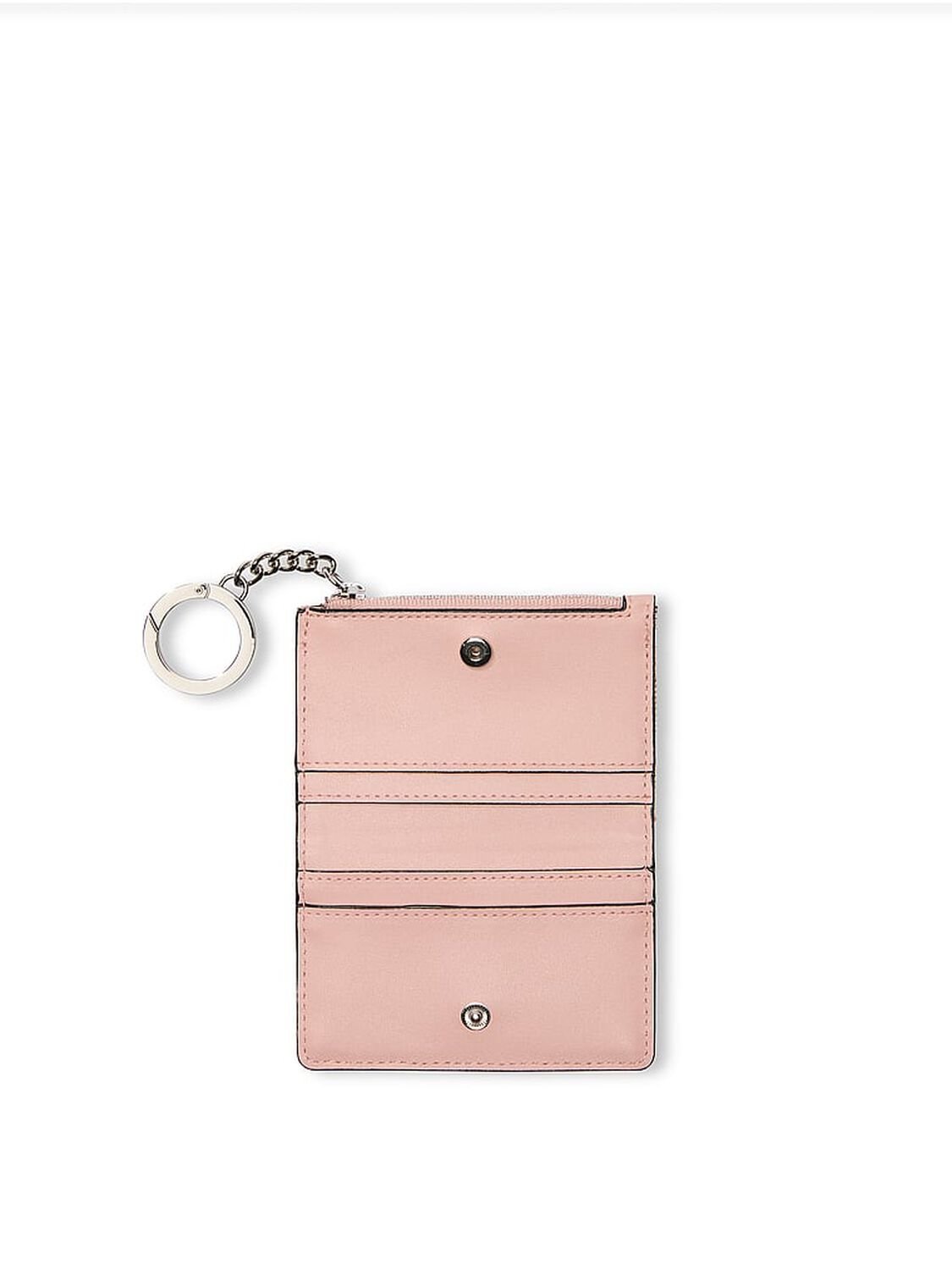 vs Victoria's Secret Foldover Card Case Keychain Rose Gold 3 of 3
