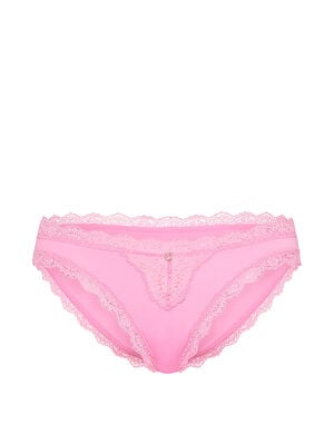 Lace-Trim Bikini Panty