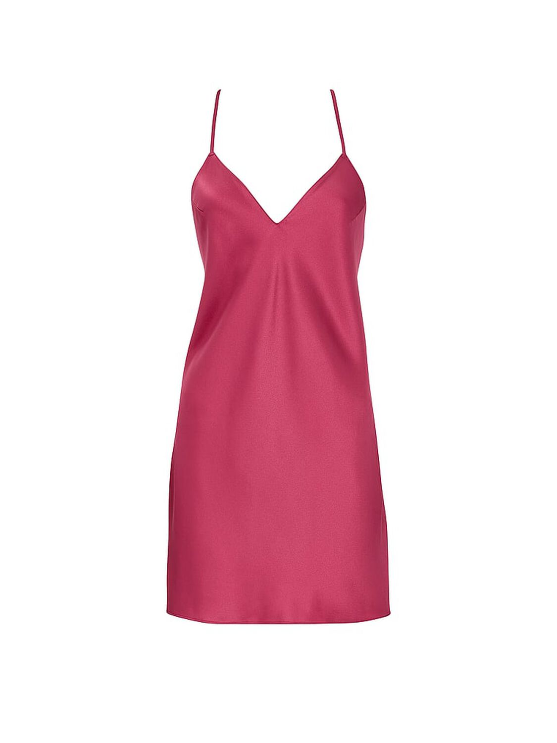 vs Victoria's Secret Satin Open-Back Slip Dress Peony 3 of 3 