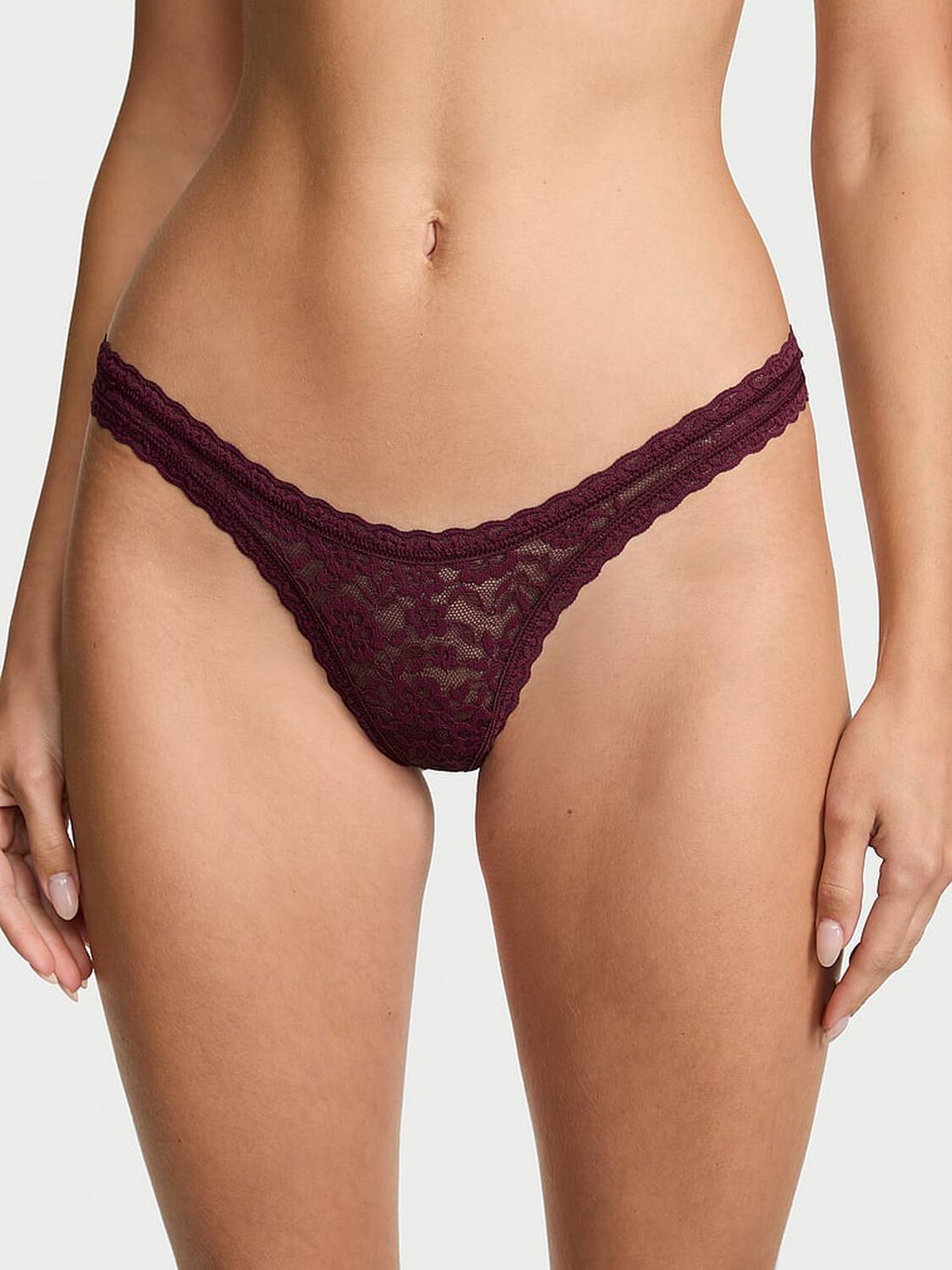 vs The Lacie Lace Ultra-Mini Scoop Thong Panty 1 of 3 