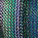 Shimmer Stripe Knit Brazilian Bikini Bottom, Periwinkle Shimmer Stripes, swatch
