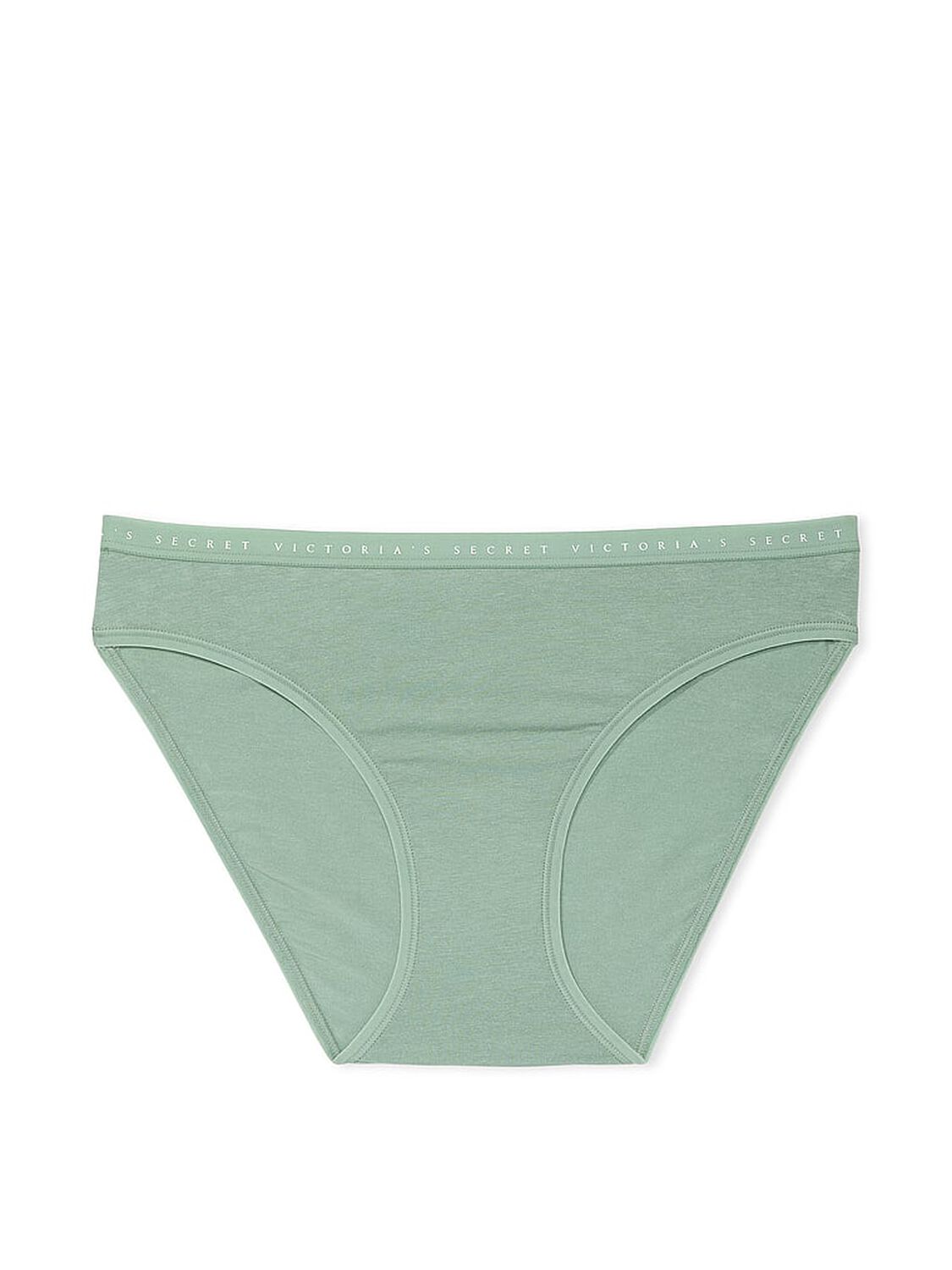 vs Victoria's Secret Stretch Cotton Bikini Panty Seasalt Green 3 of 3 