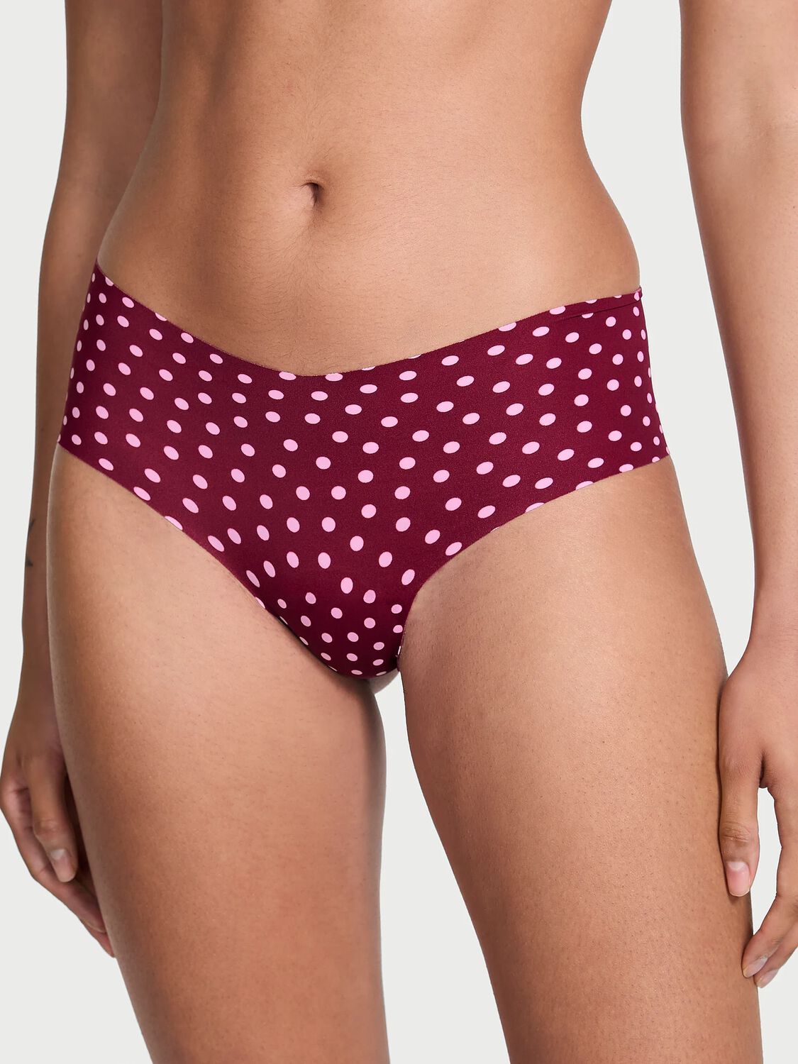 vs No-Show No-Show Cheeky Panty Sangria Red Dots 2 of 3 