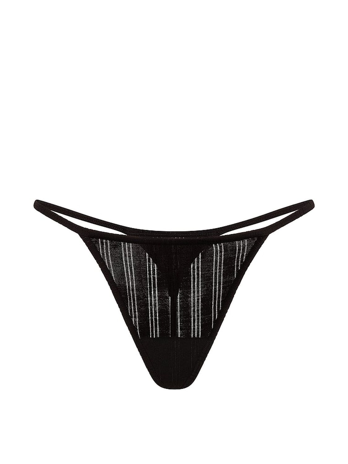 vs Victoria's Secret SoSoft&trade; Modal Ultra-Fine V-String Panty Black 3 of 3 
