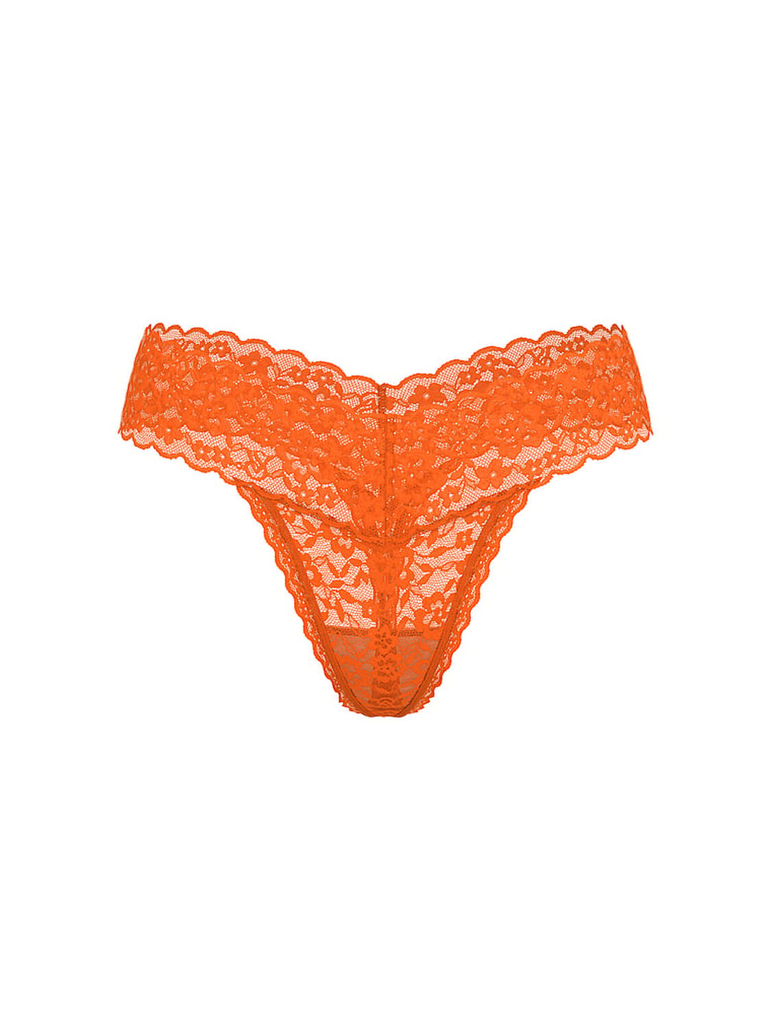 vs The Lacie Blossom Lace Thong Panty Wild Orange 3 of 3 