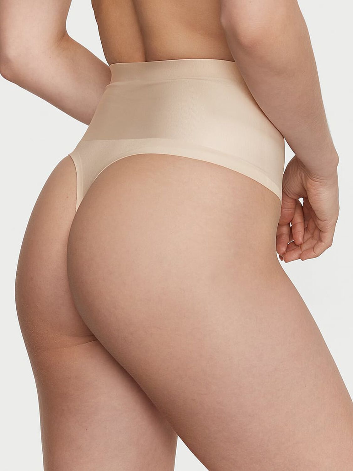 vs Body By Victoria Smoothing Shimmer Thong Panty 2 of 4 