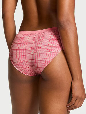 Seamless Shimmer Plaid Bikini Panty