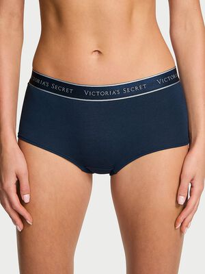 Logo Cotton Boyshort Panty