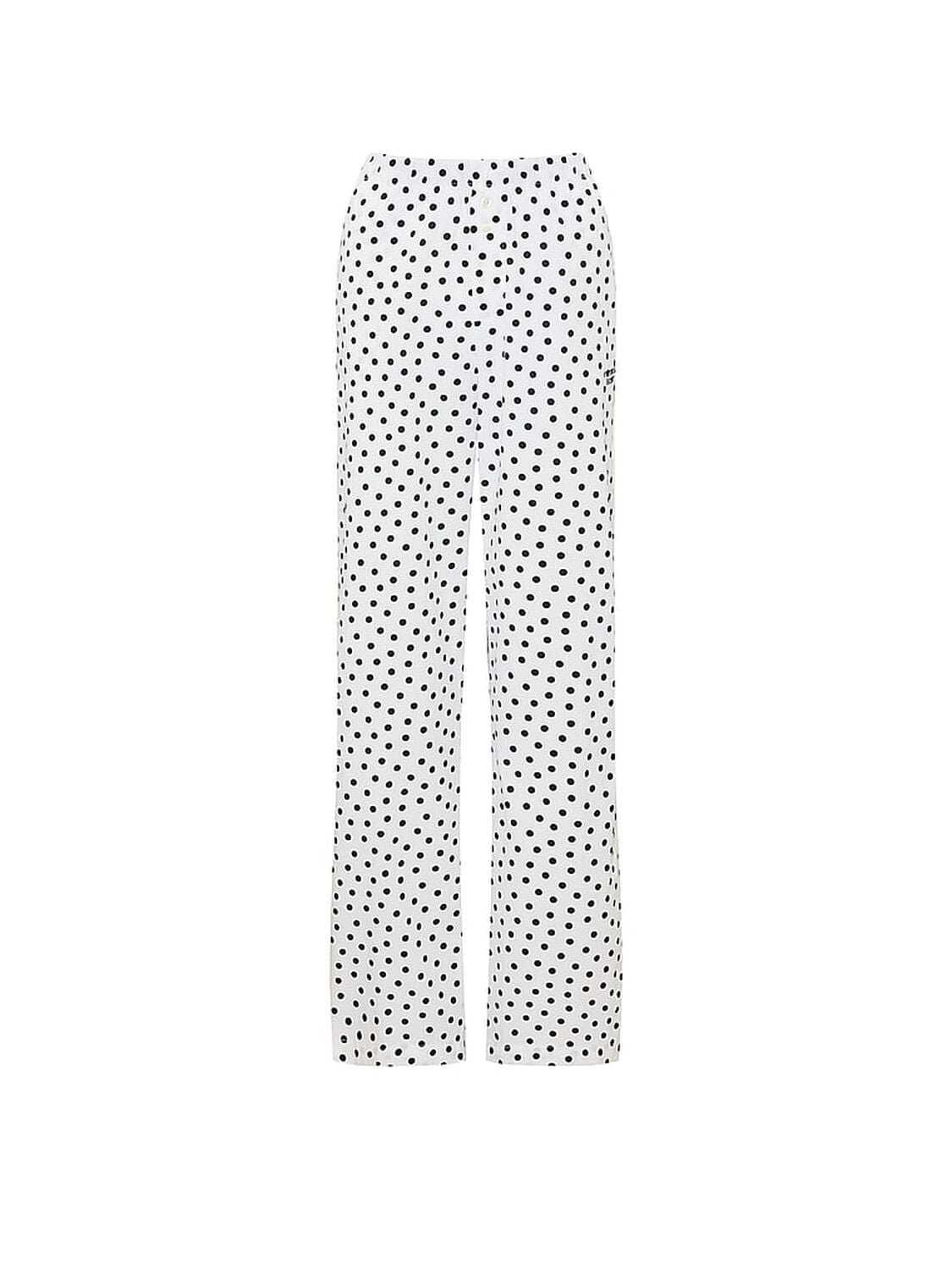 vs Victoria's Secret Mix & Match Heritage Cotton Pajama Pant Vs White Dots 3 of 3 