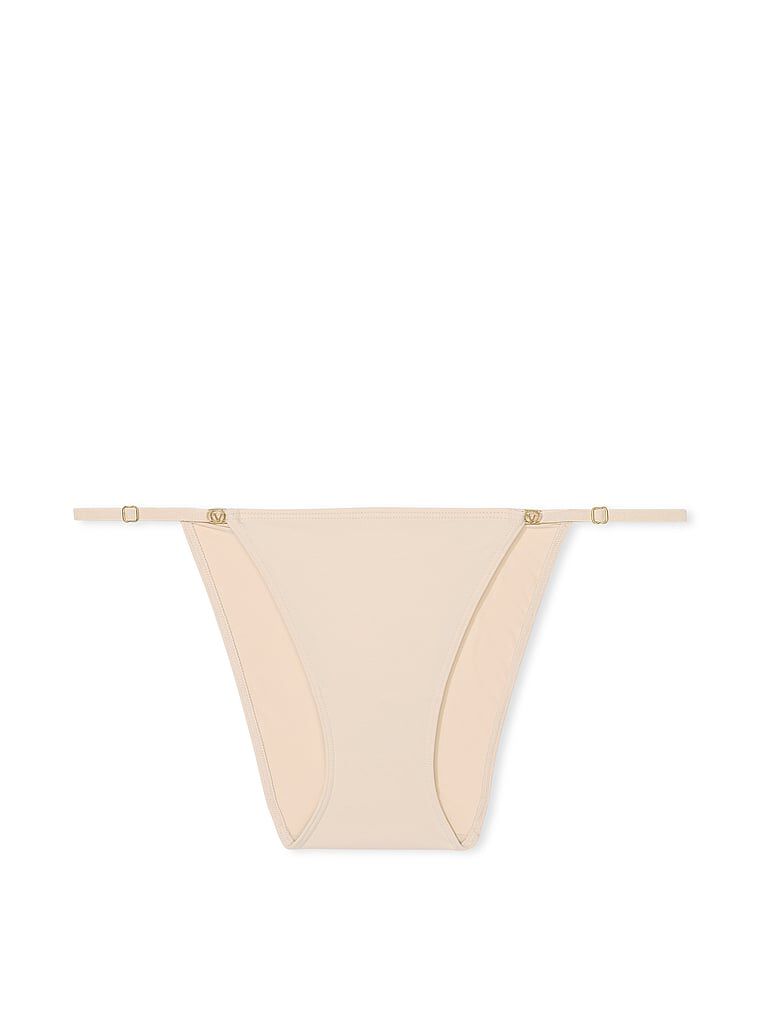 Smooth Adjustable String Bikini Panty Marzipan L