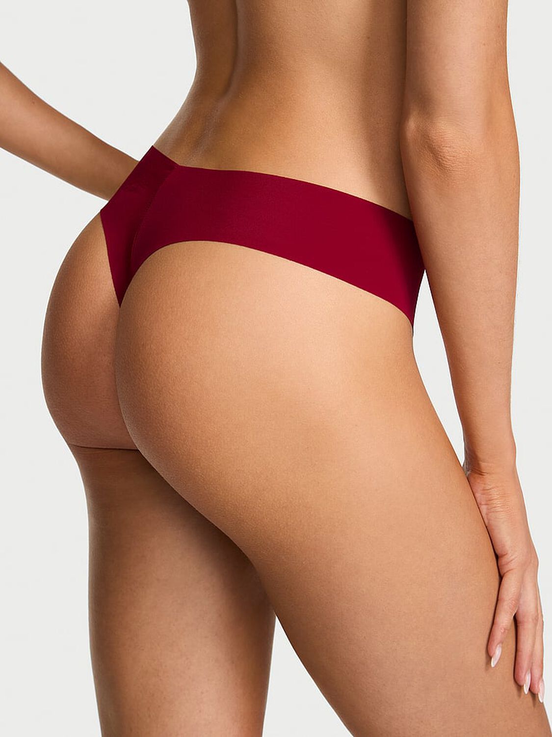 vs No-Show No-Show Heart Cut-Out Thong Panty Red Lacquer 2 of 3 