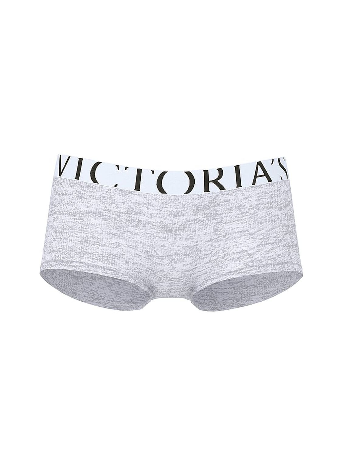 vs Cotton Exploded Logo Cotton Boyshort Panty Medium Heather Grey 1 of 1 