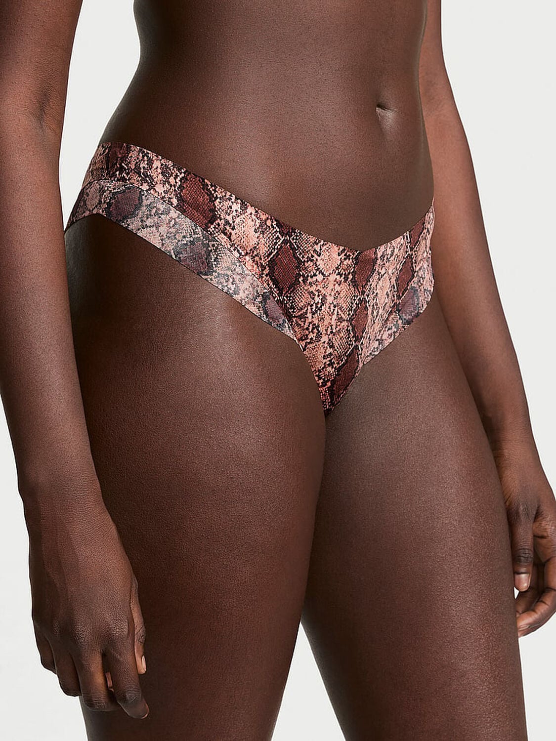 vs Very Sexy Sheer Reveal Mesh-Trim Strappy-Back Cheeky Panty Black Blooms 1 of 3 