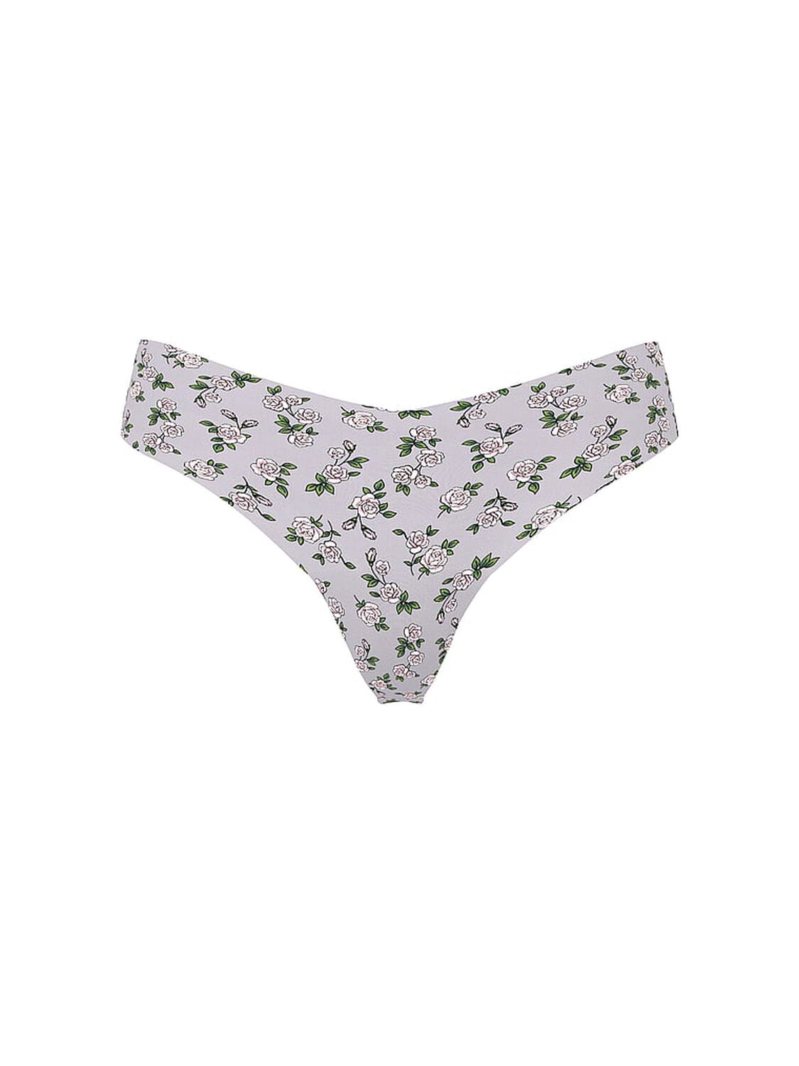 vs No-Show No-Show Thong Panty Crystal Lilac Ground Little Roses 3 of 3 
