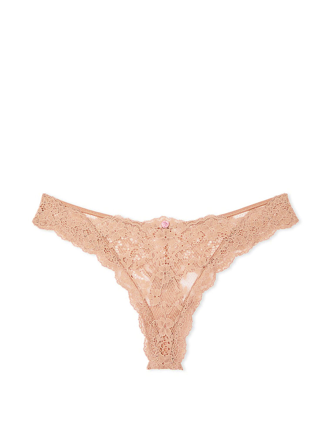 vs Dream Angels Lace Thong Panty Praline 3 of 4 
