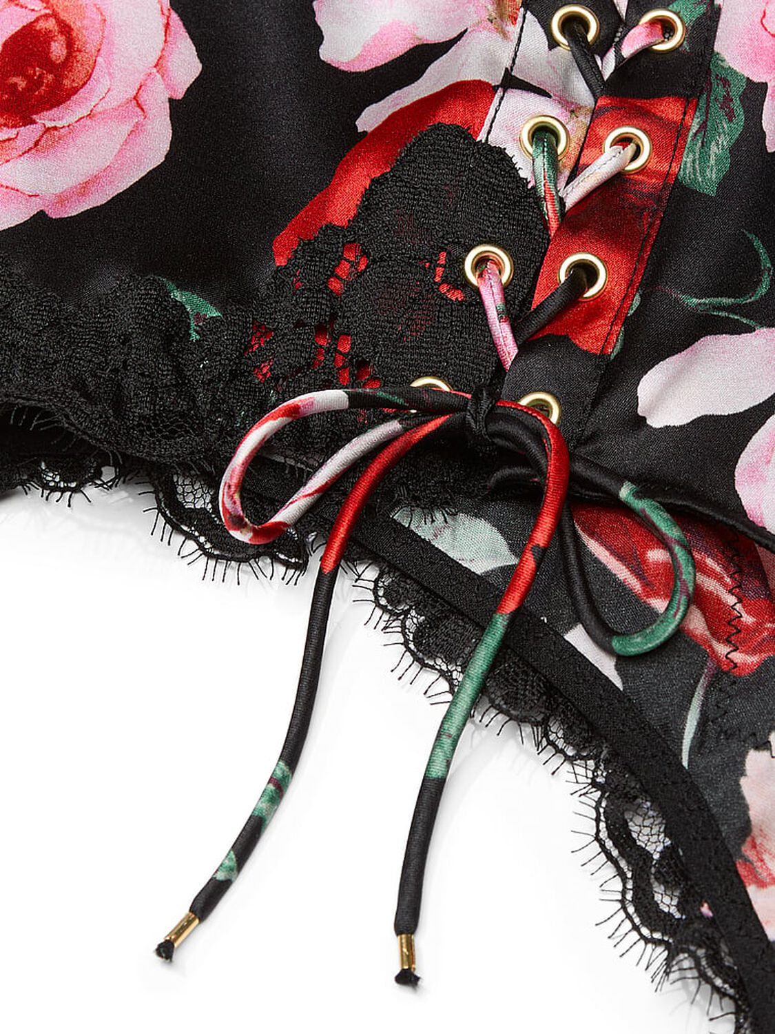 vs Very Sexy Atelier Victoria's Secret Satin Lace-Trim High-Waist Brief Panty 4 of 4 