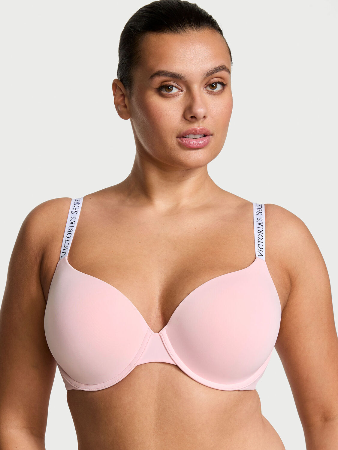vs The T-Shirt Lightly Lined Demi Bra Pretty Blossom 1 of 5 